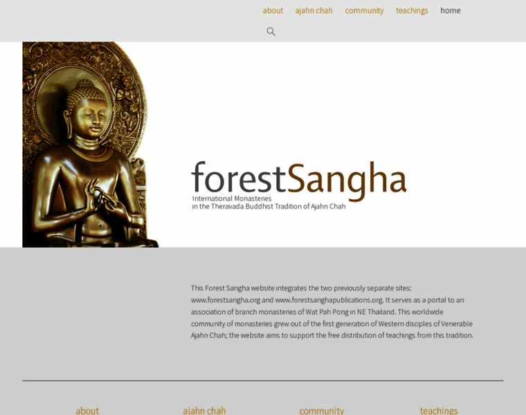 Forestsangha.org thumbnail