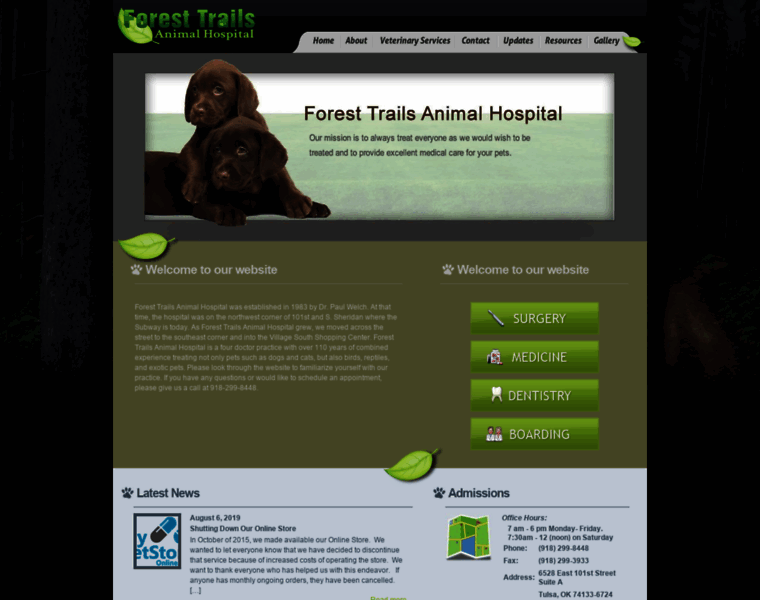 Foresttrailsanimalhospital.com thumbnail