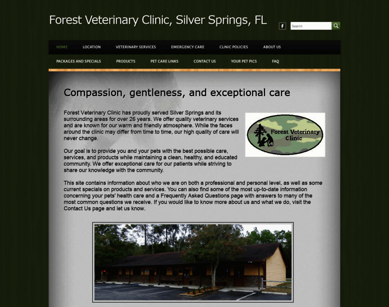 Forestveterinaryclinic.com thumbnail