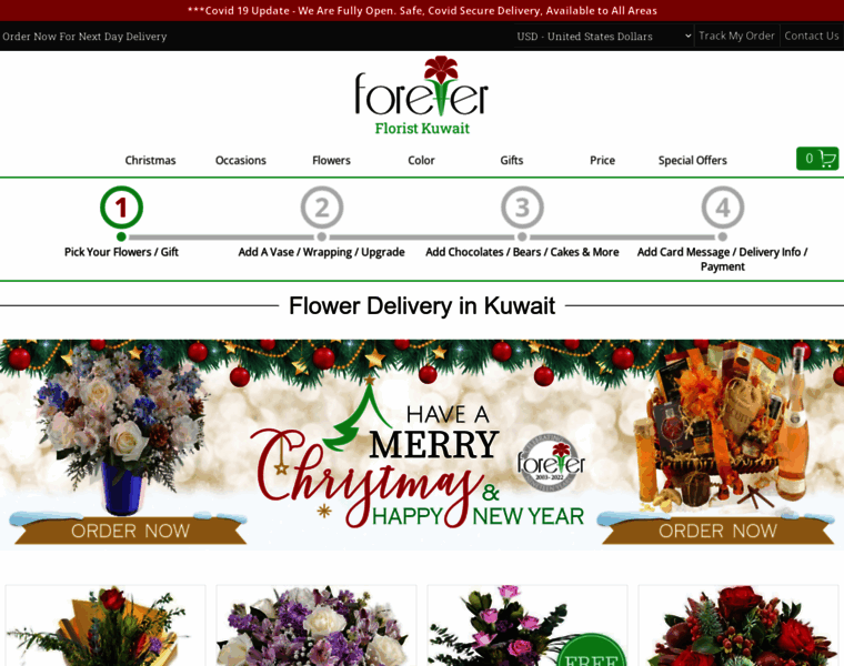 Forever-florist-kuwait.com thumbnail