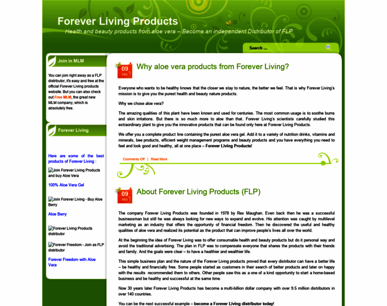 Forever-living.org thumbnail