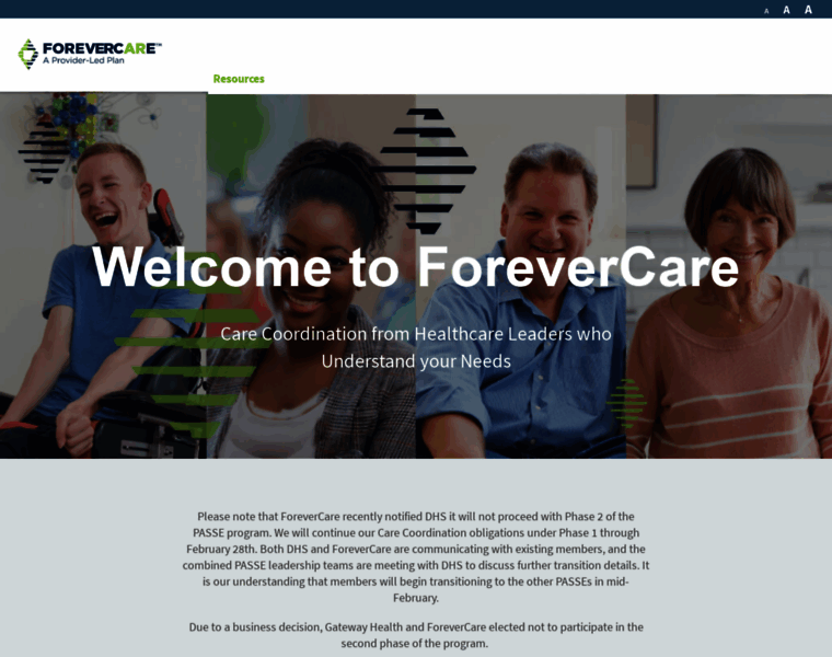 Forevercare.com thumbnail