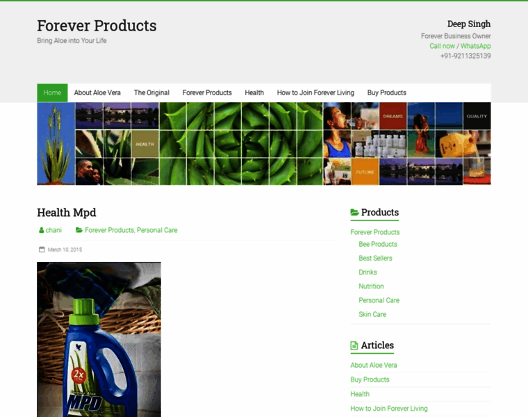 Foreverproducts.in thumbnail