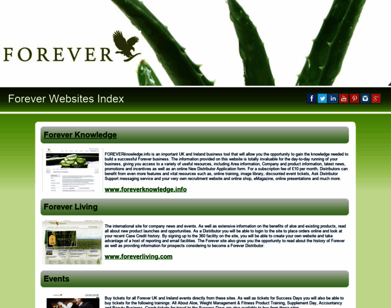 Foreverwebsites.co.uk thumbnail