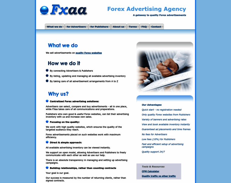 Forex-advertising.com thumbnail
