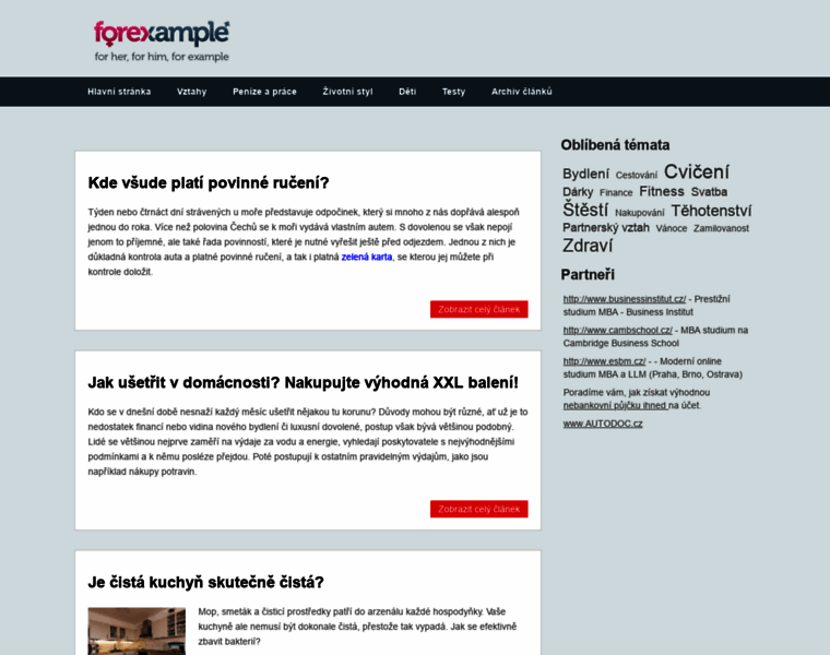Forexample.cz thumbnail
