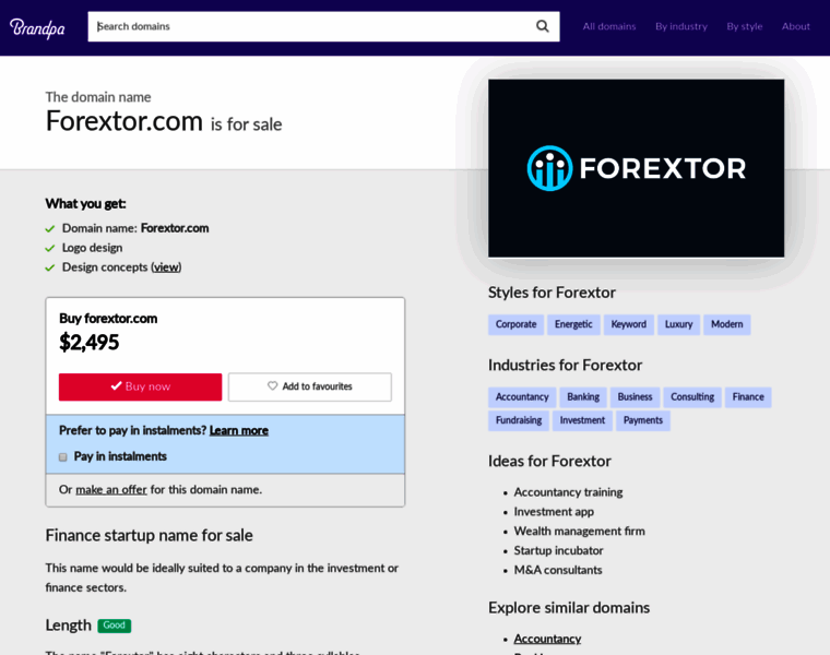 Forextor.com thumbnail