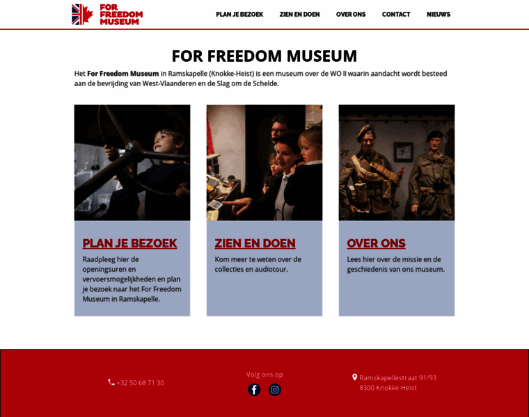 Forfreedommuseum.be thumbnail