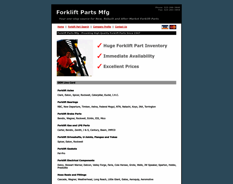 Forkliftpartsinc.com thumbnail
