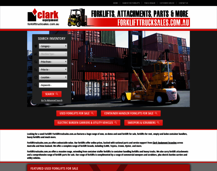 Forklifttrucksales.com.au thumbnail