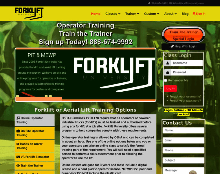Forkliftuniversity.com thumbnail