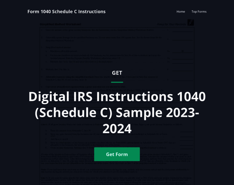 Form-1040-schedule-c-instructions.com thumbnail