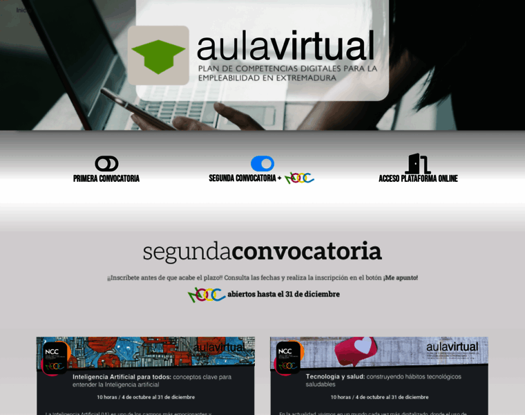 Formaciononline.nccextremadura.org thumbnail