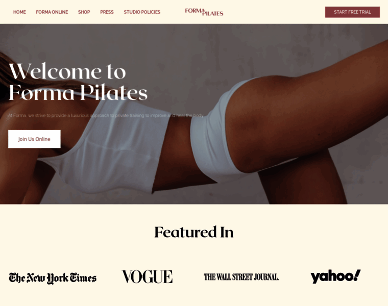Formapilatesla.com thumbnail