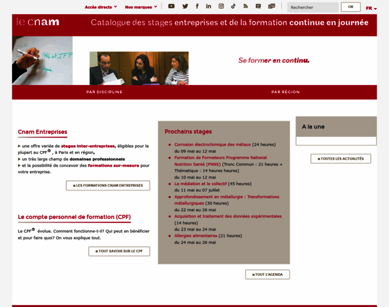 Formation-entreprises.cnam.fr thumbnail