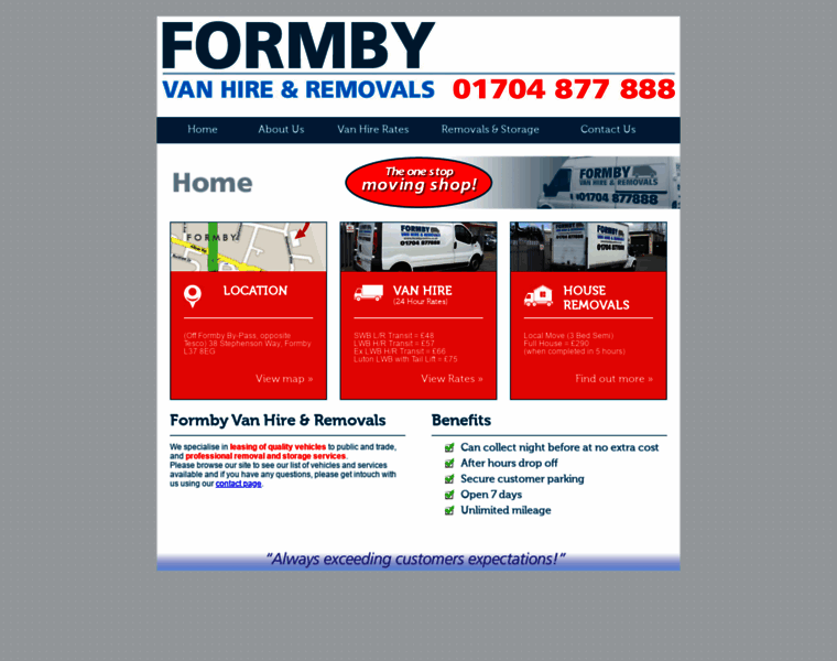 Formbyvanhire.co.uk thumbnail