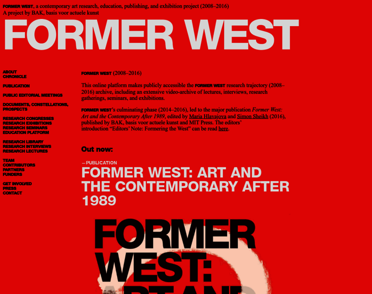 Formerwest.org thumbnail