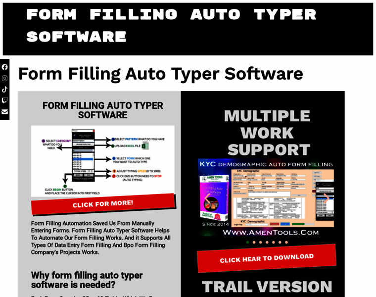 Formfillingautotypersoftware.com thumbnail
