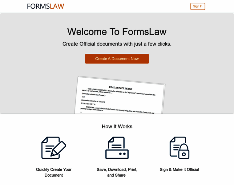 Formslaw.com thumbnail