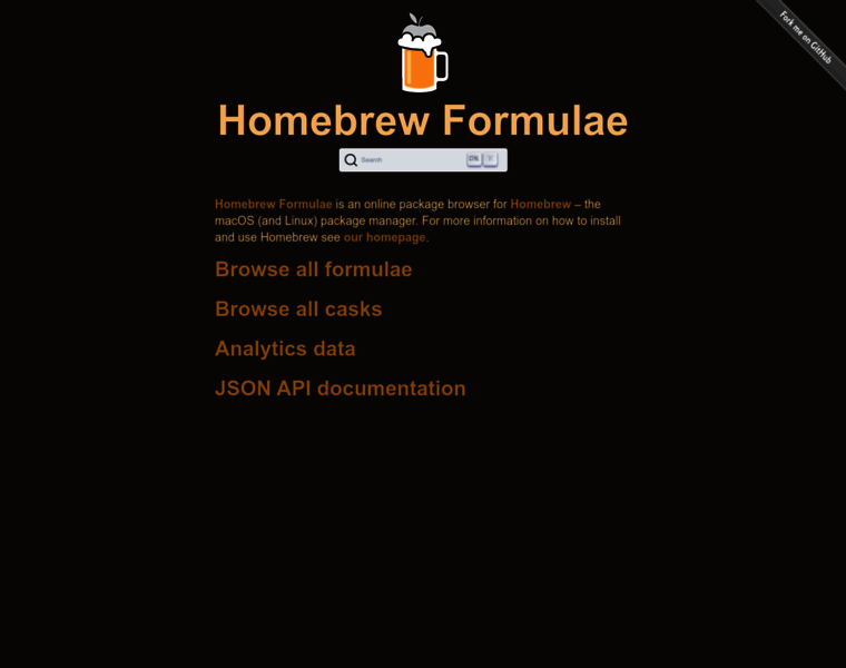 Formulae.brew.sh thumbnail