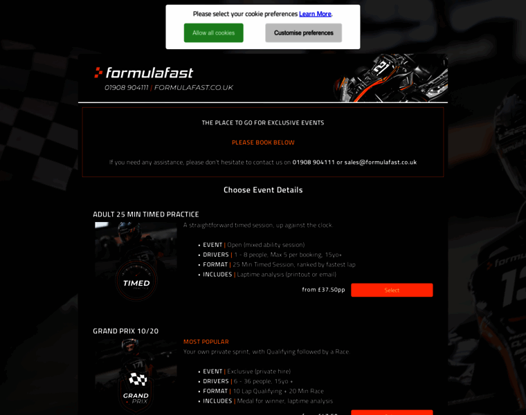 Formulafast.co.uk thumbnail