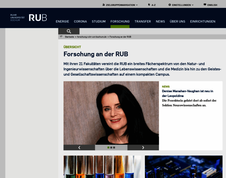 Forschung.ruhr-uni-bochum.de thumbnail