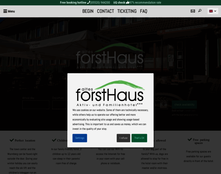 Forsthaus-braunlage.de thumbnail