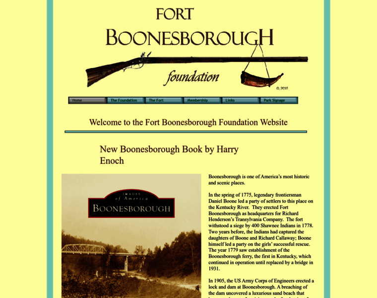 Fortboonesboroughfoundation.org thumbnail