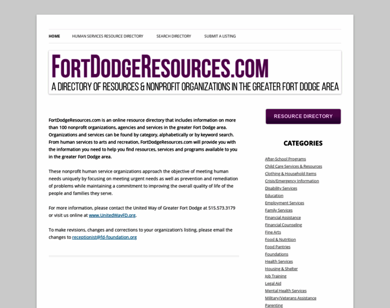 Fortdodgeresources.com thumbnail