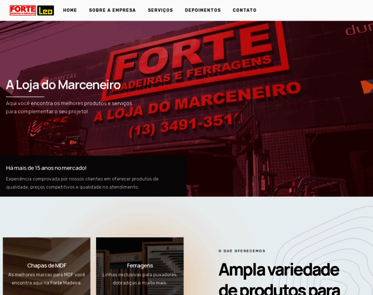 Fortemadeiras.com.br thumbnail