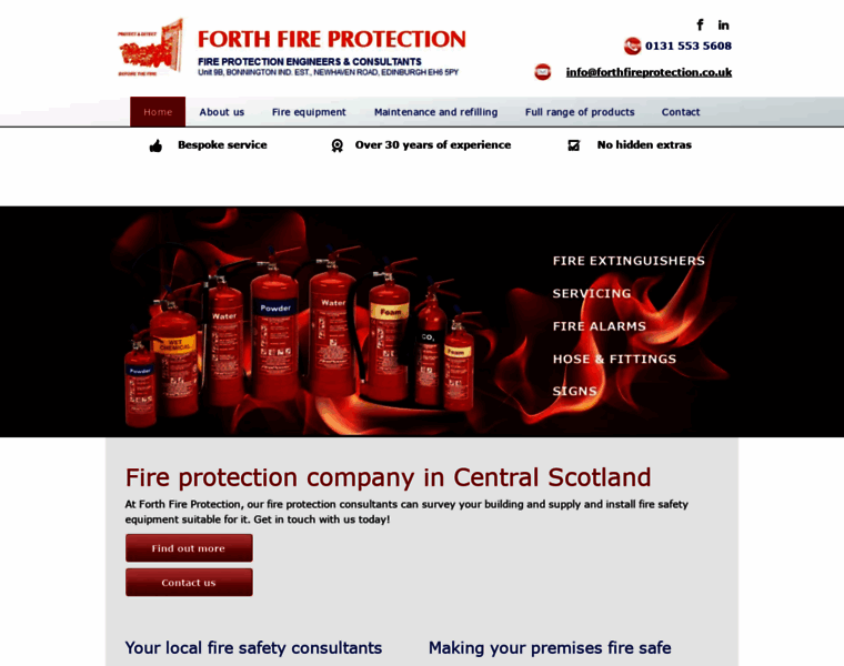 Forthfireprotection.co.uk thumbnail