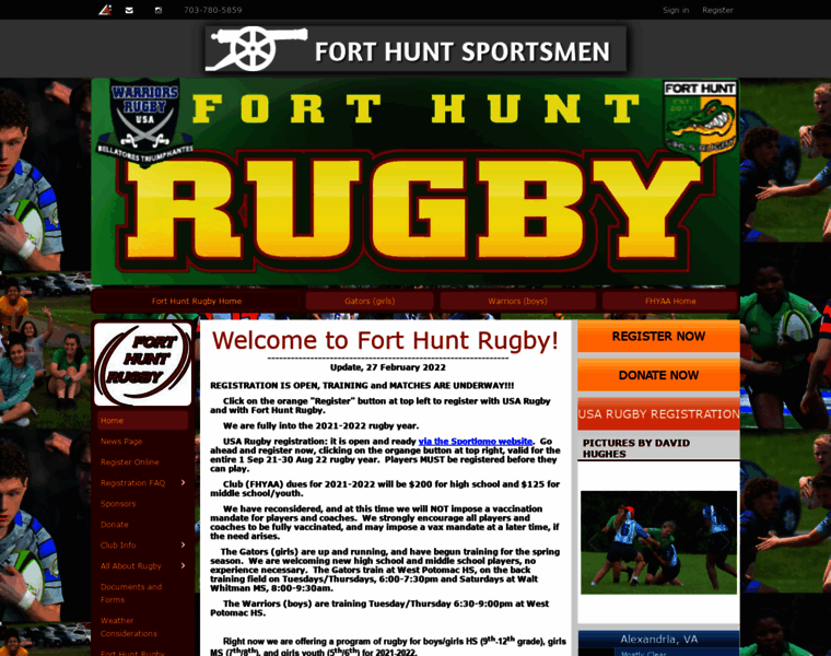 Forthuntrugby.org thumbnail