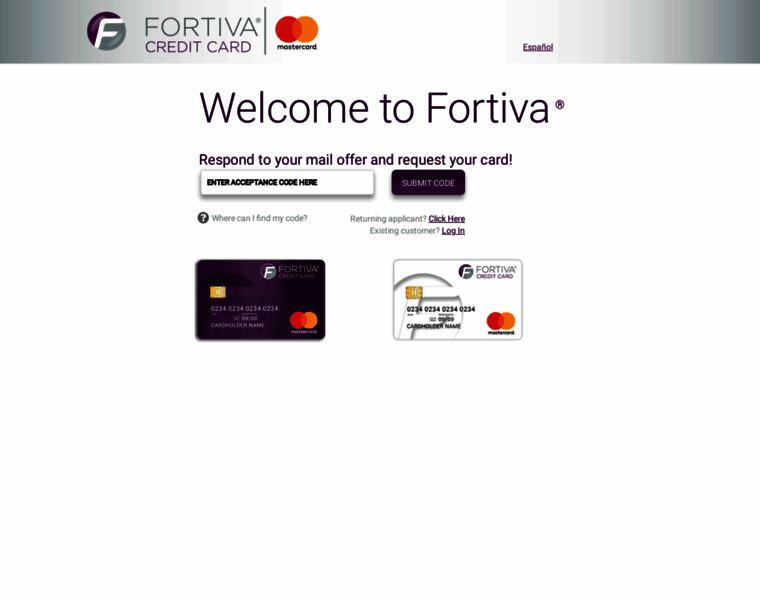 Fortivacreditcard.com thumbnail