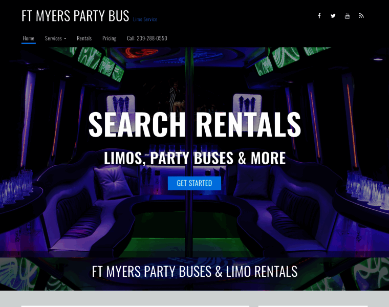 Fortmyerspartybuses.com thumbnail