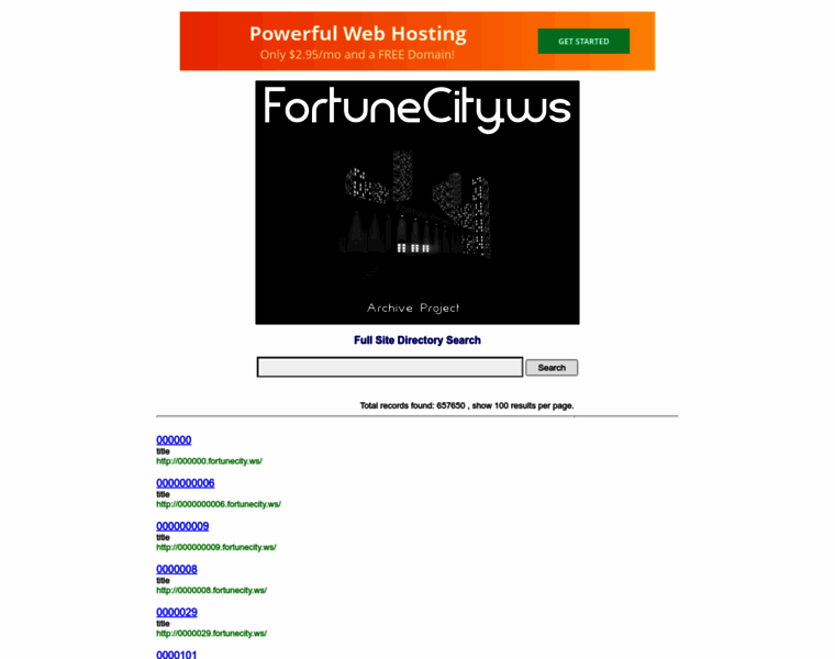 Fortunecity.ws thumbnail Fortunecity.ws thumbnail