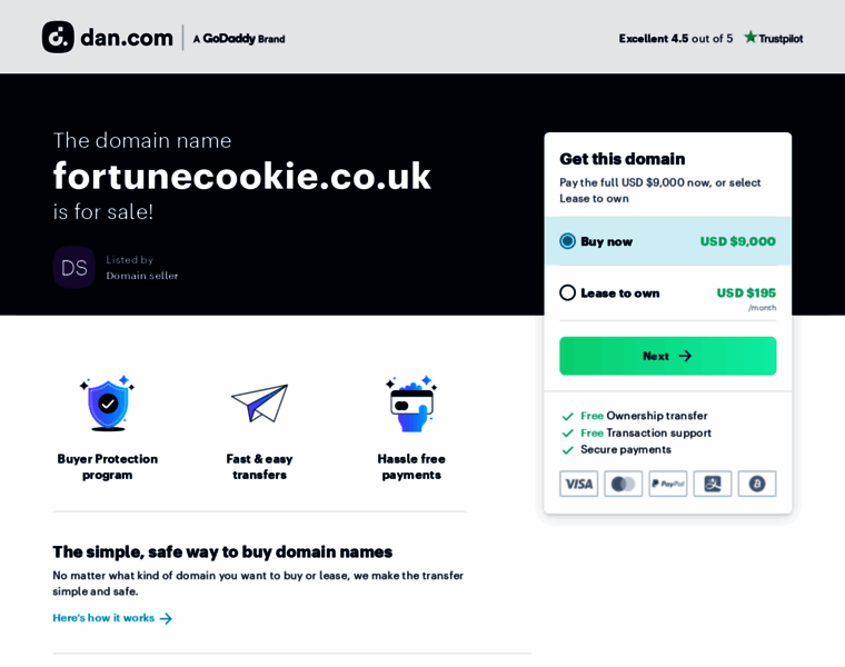 Fortunecookie.co.uk thumbnail