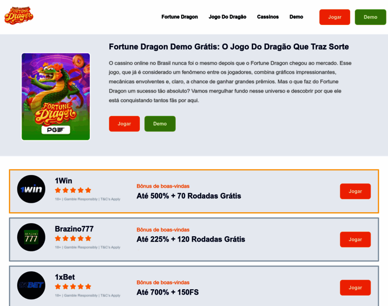 Fortunedragonsdemo.com thumbnail