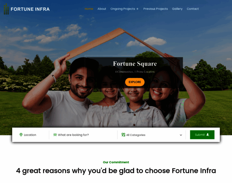 Fortuneinfra.co.in thumbnail