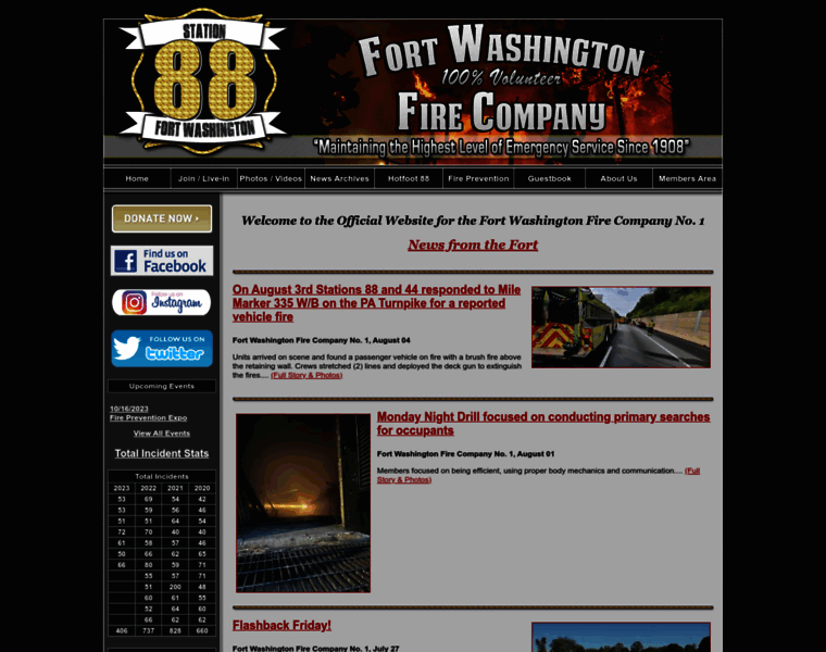Fortwashingtonfc.org thumbnail