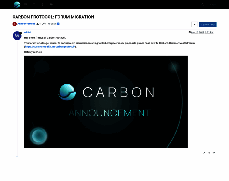 Forum.carbon.network thumbnail