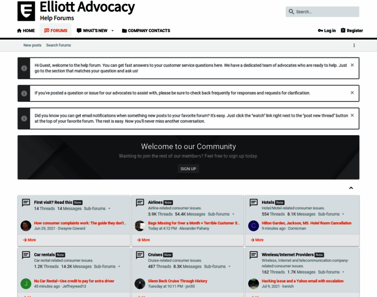 Forum.elliott.org thumbnail