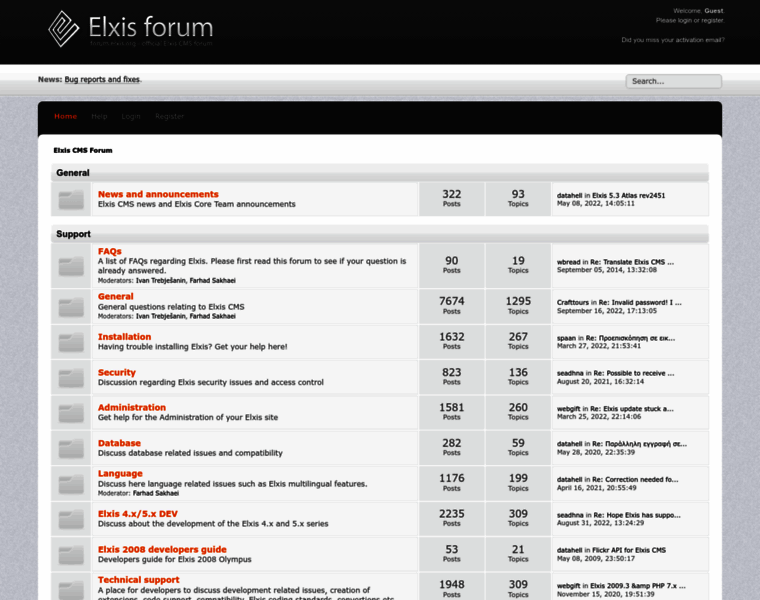 Forum.elxis.org thumbnail