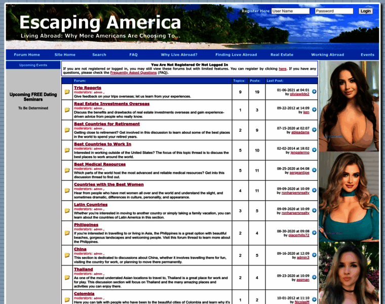 Forum.escapingamerica.org thumbnail