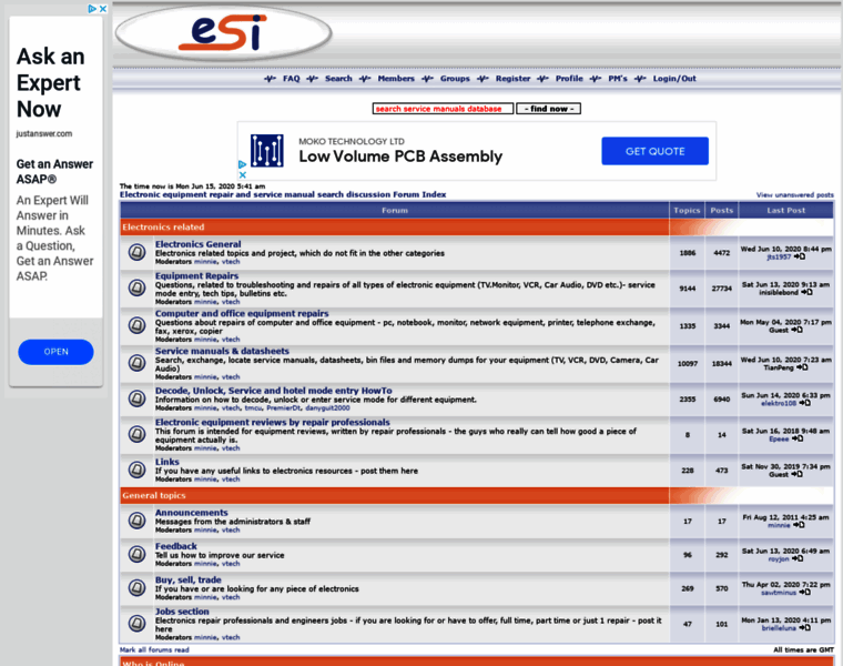Forum.eserviceinfo.com thumbnail