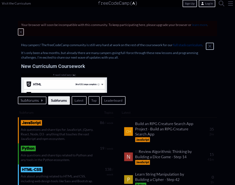 Forum.freecodecamp.org thumbnail Forum.freecodecamp.org thumbnail