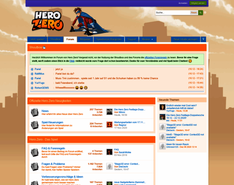 Forum.herozerogame.com thumbnail