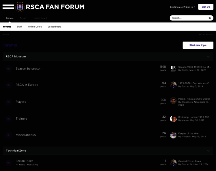 Forum.rsca.be thumbnail