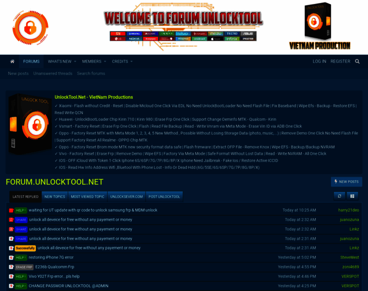 Forum.unlocktool.net thumbnail