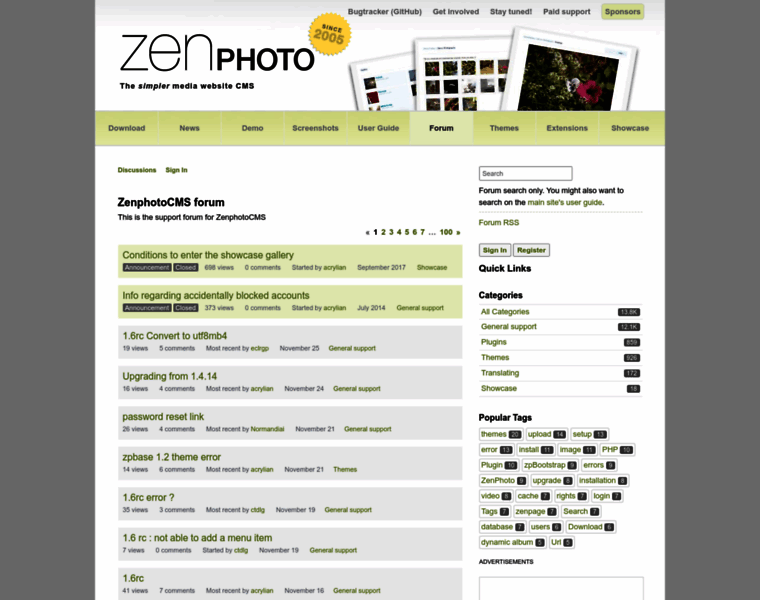 Forum.zenphoto.org thumbnail