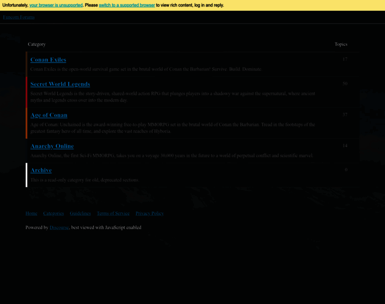 Forums.funcom.com thumbnail